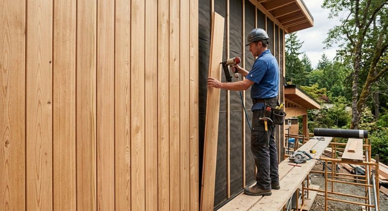 Faux Wood Siding Installation in Dover, TN